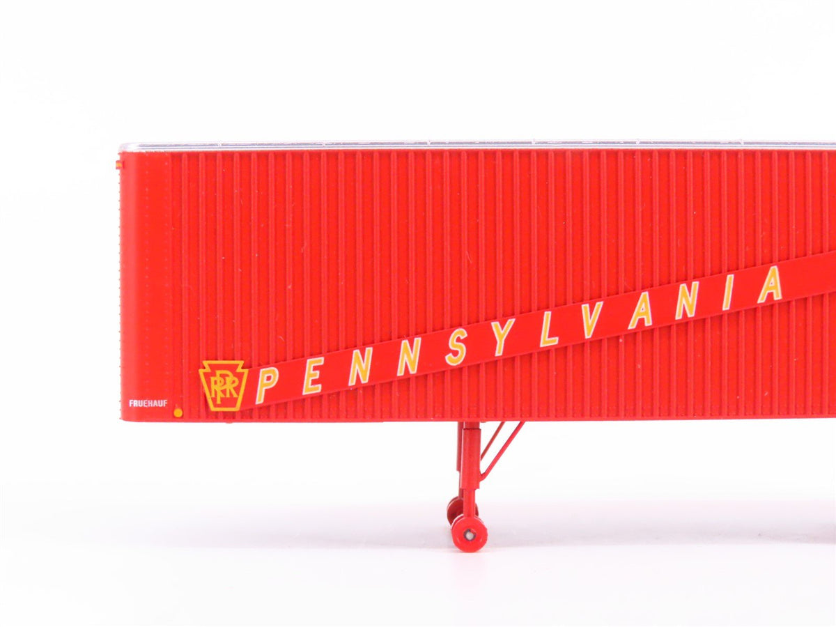 HO Scale Rapido #403015 PRR Pennsylvania 35&#39; Integral-Post Van Trailer #C-542