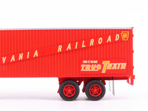 HO Scale Rapido #403015 PRR Pennsylvania 35' Integral-Post Van Trailer #C-542