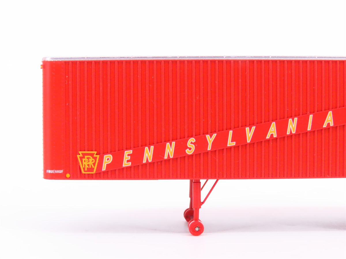 HO Scale Rapido #403014 PRR Pennsylvania 35&#39; Integral-Post Van Trailer #C-537