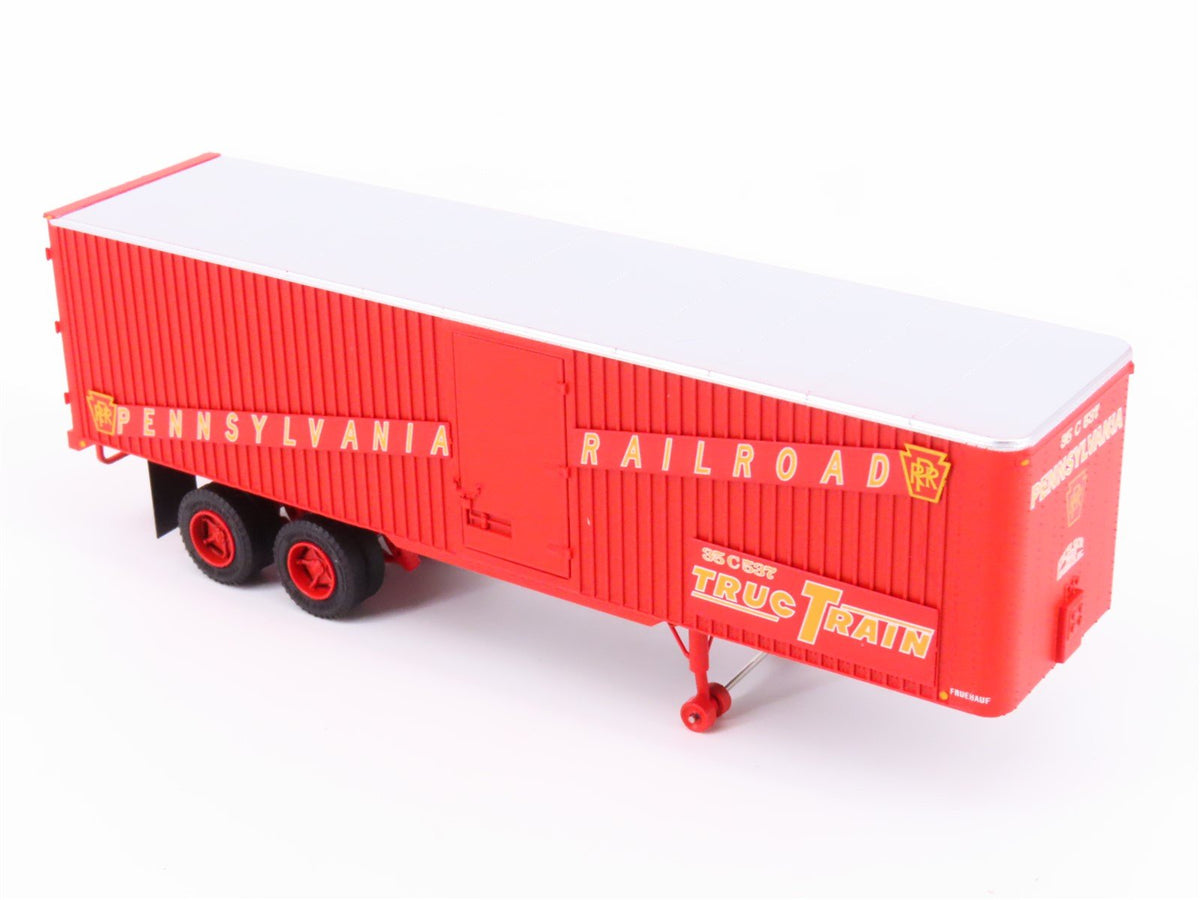 HO Scale Rapido #403014 PRR Pennsylvania 35&#39; Integral-Post Van Trailer #C-537