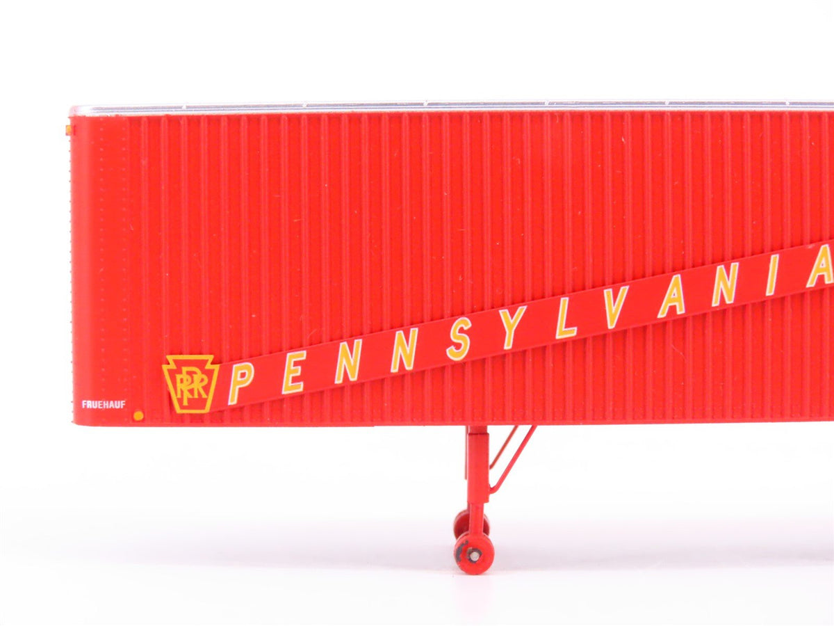 HO Scale Rapido #403013 PRR Pennsylvania 35&#39; Integral-Post Van Trailer #C-525