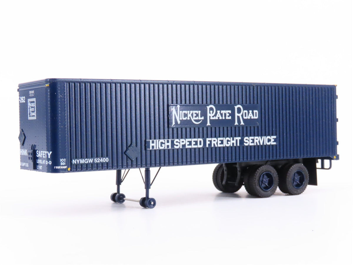 HO Rapido #403011 NKP Nickel Plate Road 35&#39; Integral-Post Van Trailer #T-262