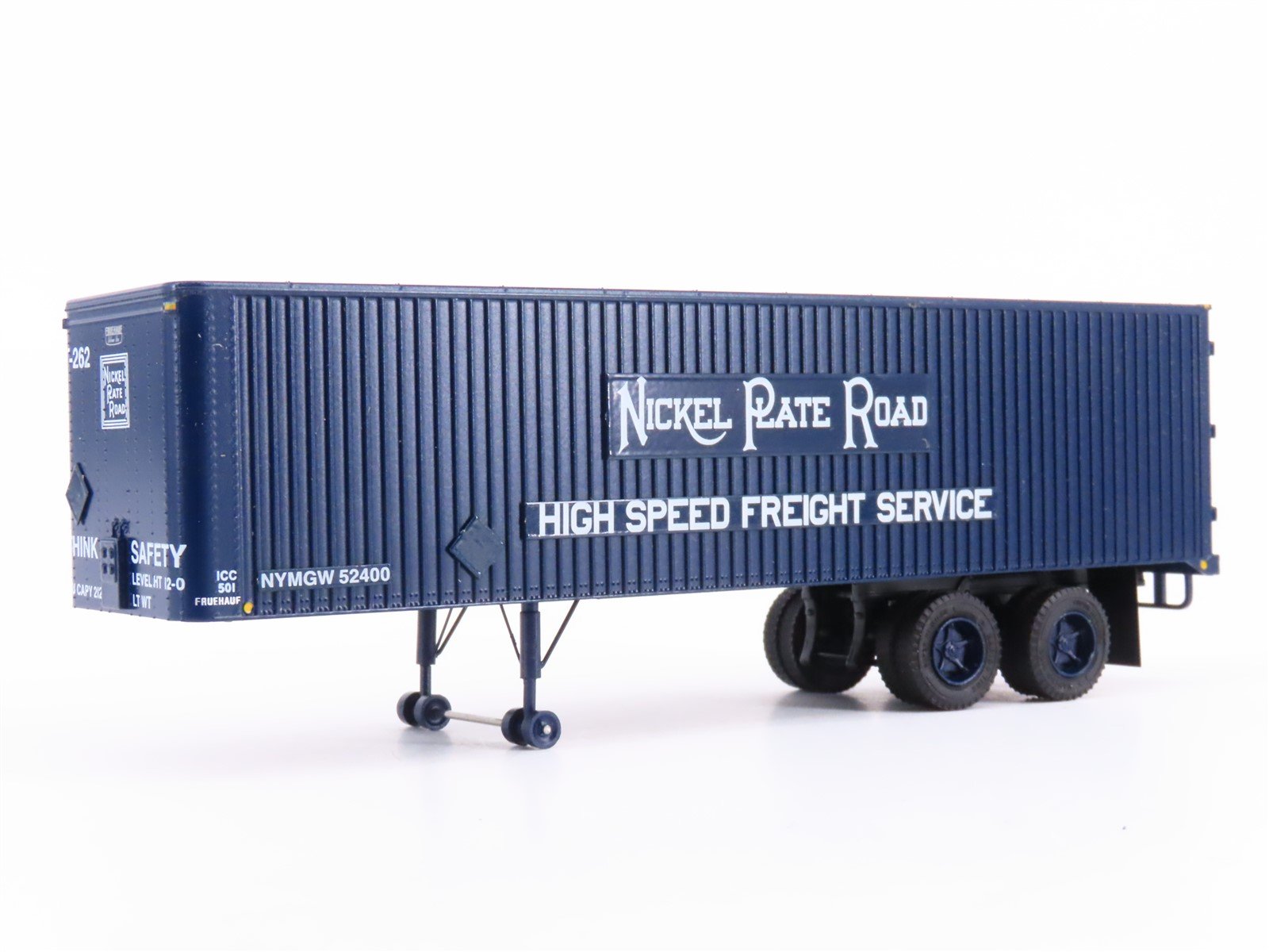 HO Rapido #403011 NKP Nickel Plate Road 35' Integral-Post Van Trailer #T-262