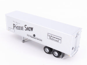 HO Scale Rapido #403005 DL&W Phoebe Snow 35' Integral-Post Van Trailer #550