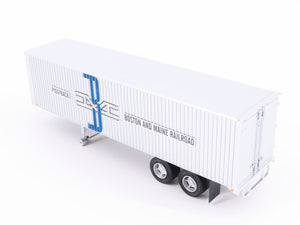 HO Rapido #403003 BMZ Boston & Maine 35' Integral-Post Van Trailer #10264