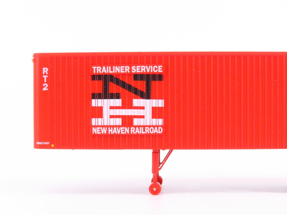 HO Scale Rapido #403007 NH New Haven 35&#39; Fruehauf Integral-Post Van Trailer #RT2