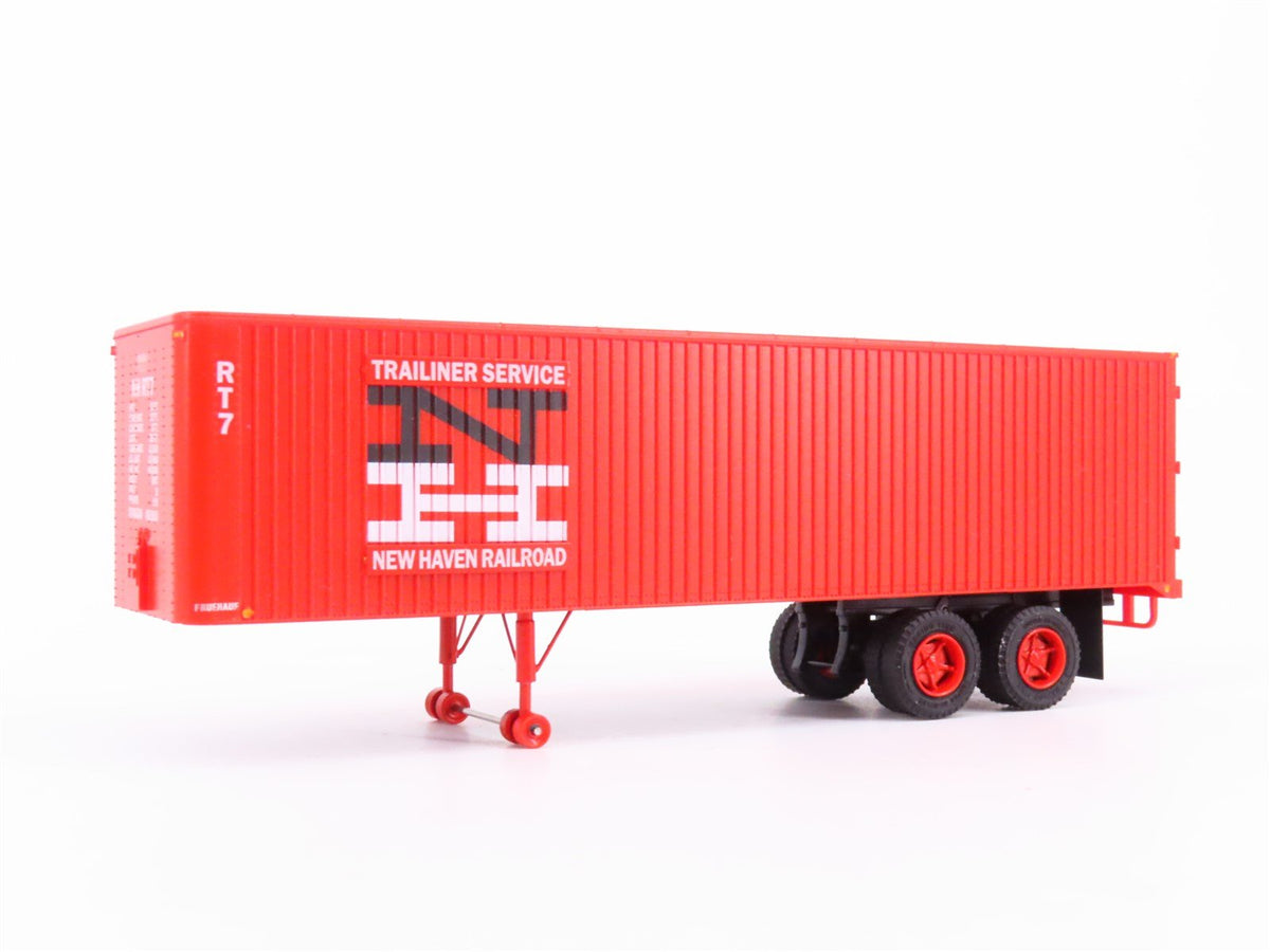 HO Scale Rapido #403008 NH New Haven 35&#39; Fruehauf Integral-Post Van Trailer #RT7