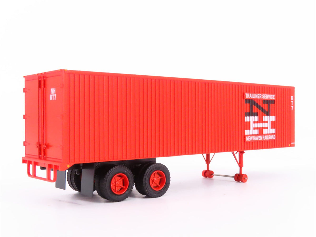 HO Scale Rapido #403008 NH New Haven 35&#39; Fruehauf Integral-Post Van Trailer #RT7