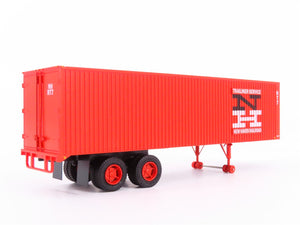 HO Scale Rapido #403008 NH New Haven 35' Fruehauf Integral-Post Van Trailer #RT7