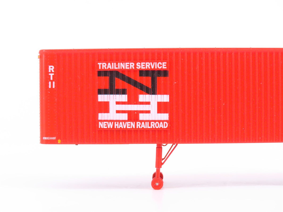 HO Scale Rapido 403009 NH New Haven 35&#39; Fruehauf Integral-Post Van Trailer #RT11