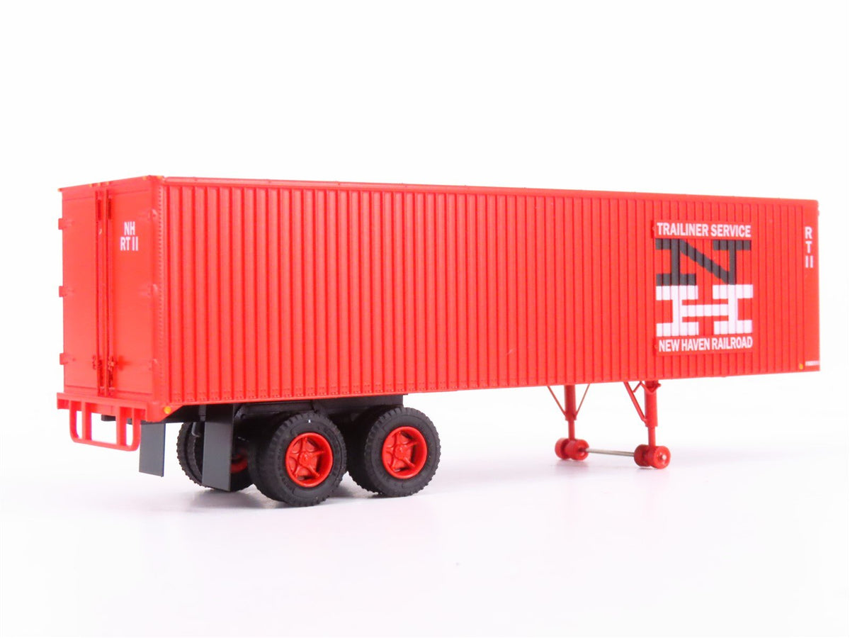 HO Scale Rapido 403009 NH New Haven 35&#39; Fruehauf Integral-Post Van Trailer #RT11