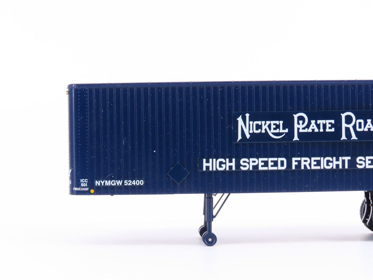 HO Rapido #403010 NKP Nickel Plate Road 35&#39; Integral-Post Van Trailer #T-250