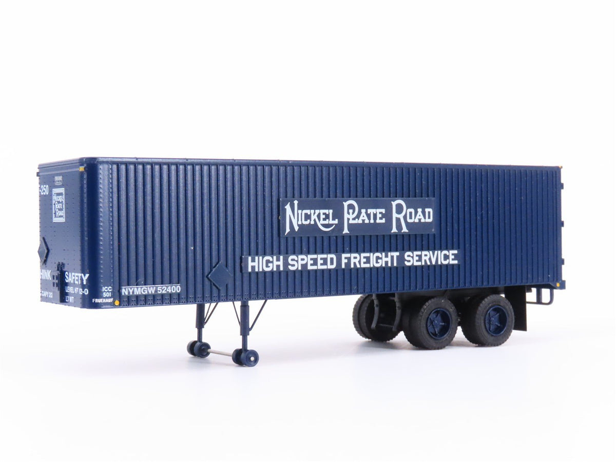 HO Rapido #403010 NKP Nickel Plate Road 35&#39; Integral-Post Van Trailer #T-250