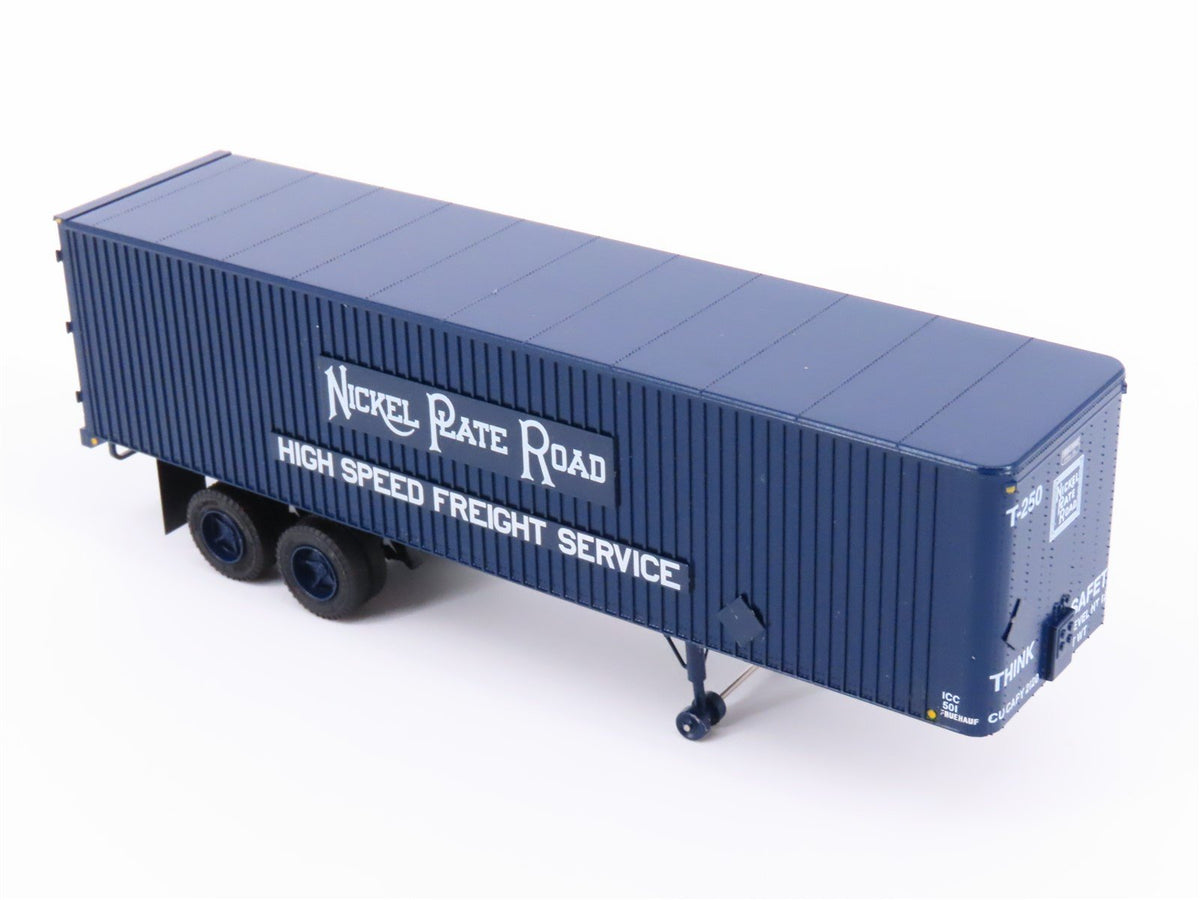 HO Rapido #403010 NKP Nickel Plate Road 35&#39; Integral-Post Van Trailer #T-250