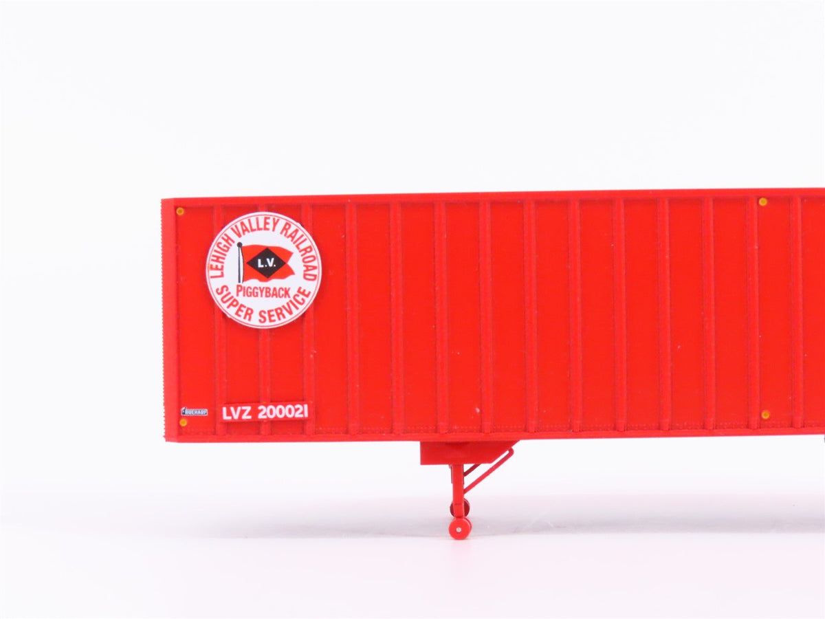 HO Scale Rapido #403022 LVZ Lehigh Valley 40&#39; Exterior-Post Van Trailer #200021