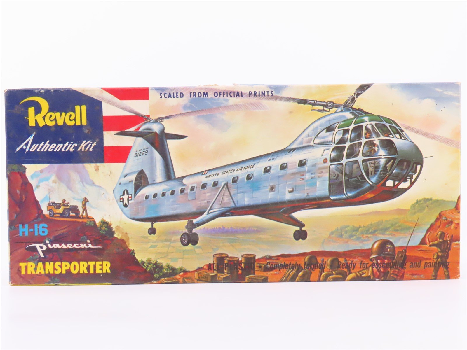 Revell Kit #H223-98 US Air Force H-16 Piasecki Transporter Helicopter