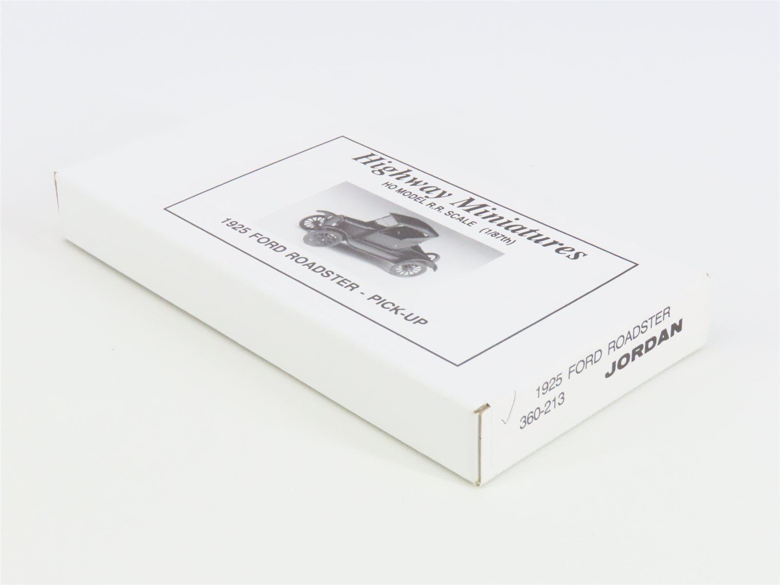 HO Scale Jordan Highway Miniatures Kit #360-213 125 Ford Roadster Pick-Up