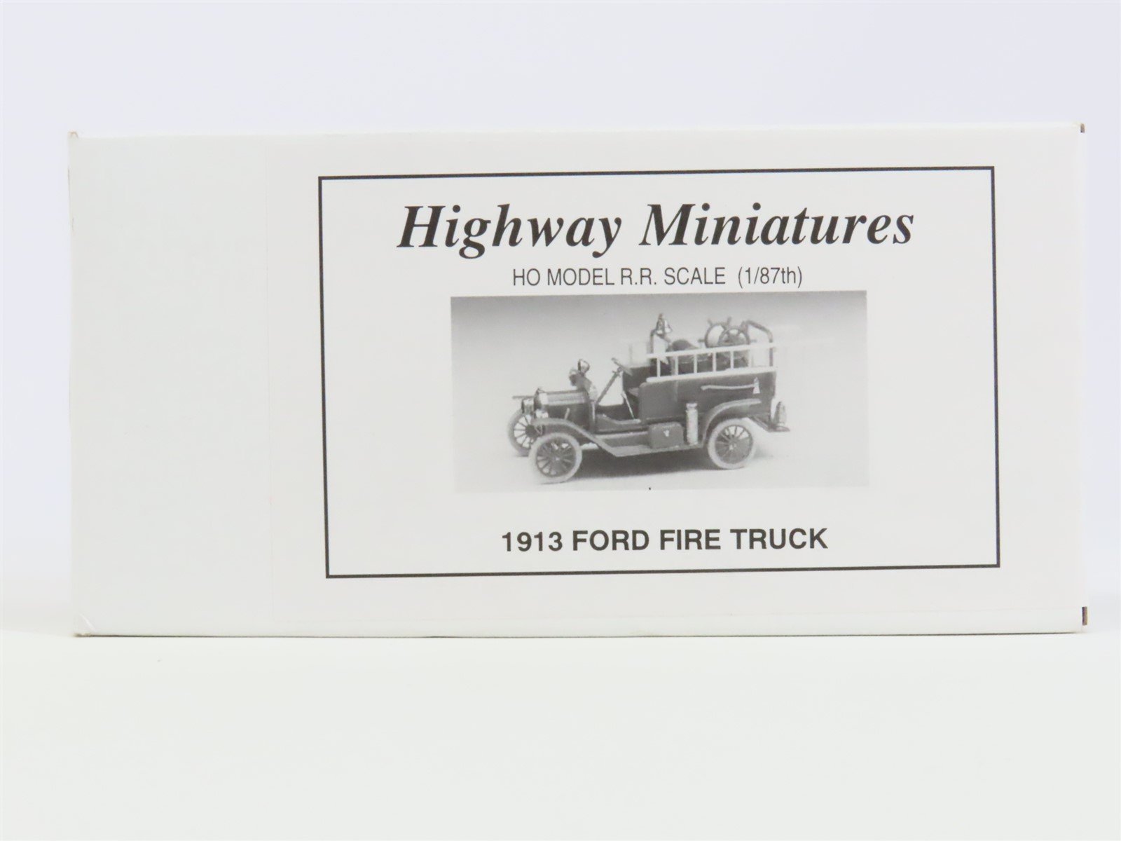 HO Scale Jordan Highway Miniatures Kit #360-208 1913 Ford Fire Truck