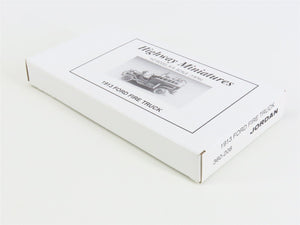 HO Scale Jordan Highway Miniatures Kit #360-208 1913 Ford Fire Truck