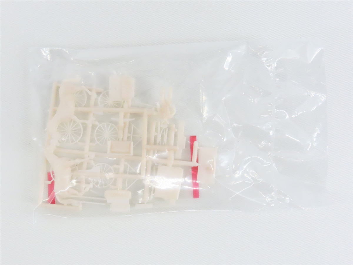 HO Scale Jordan Highway Miniatures Kit #108 Horse &amp; Buggy
