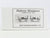 HO Scale Jordan Highway Miniatures Kit #360-301 Depot Baggage Wagons (Two)