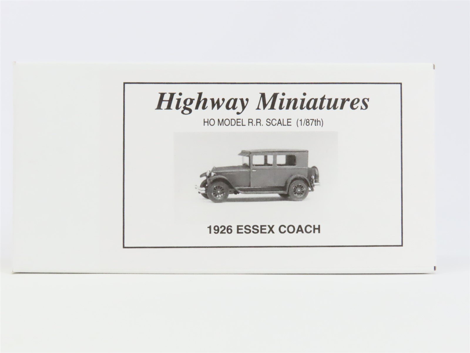 HO Scale Jordan Highway Miniatures Kit #360-222 1926 Essex Coach