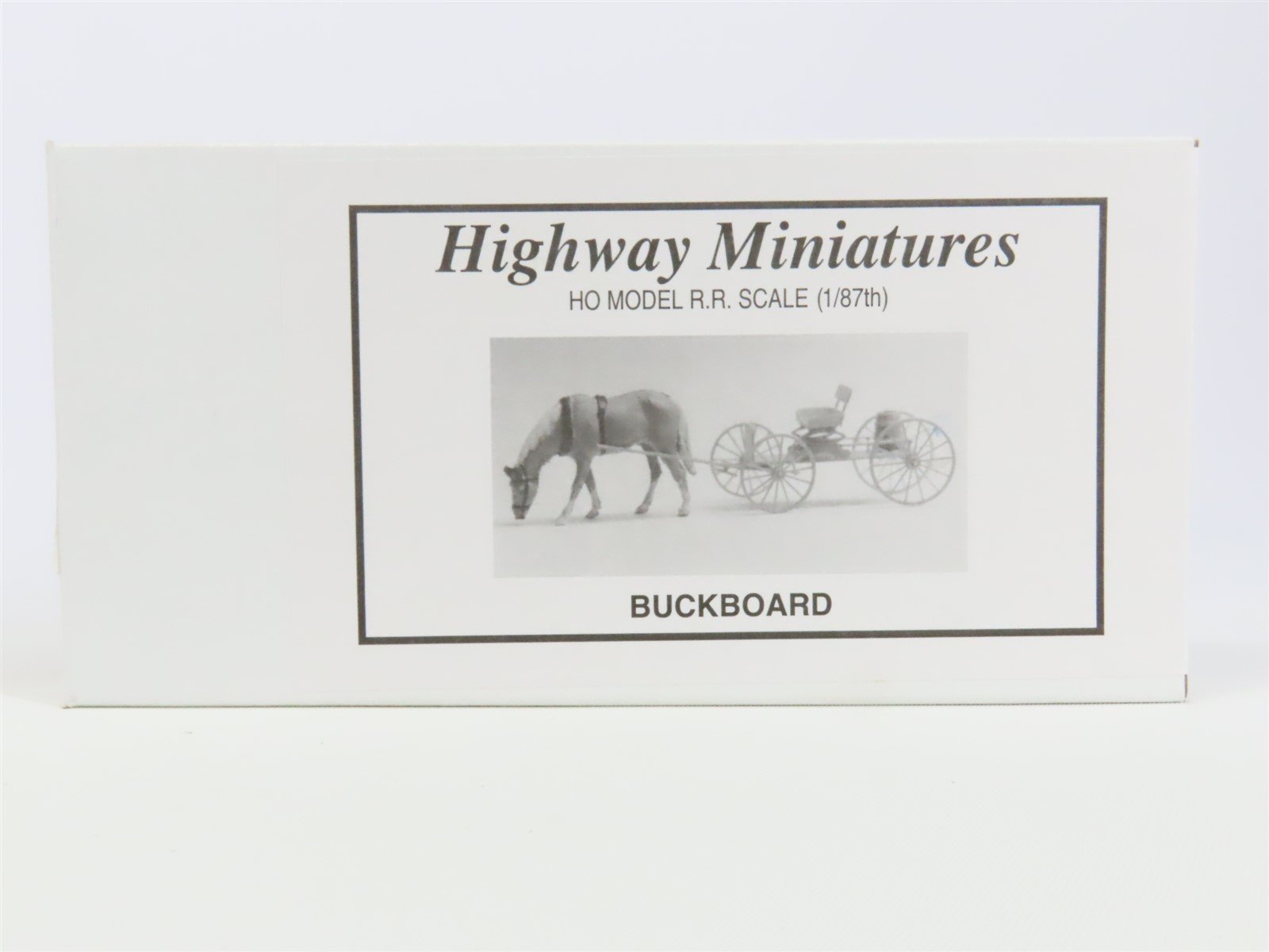 HO Scale Jordan Highway Miniatures Kit #360-104 Buckboard