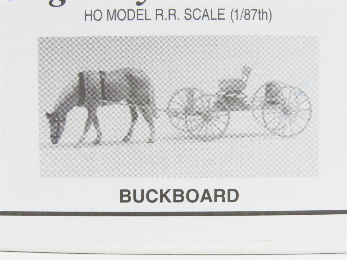 HO Scale Jordan Highway Miniatures Kit #360-104 Buckboard