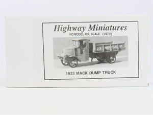 HO Scale Jordan Highway Miniatures Kit #360-210 1923 Mack Dump Truck