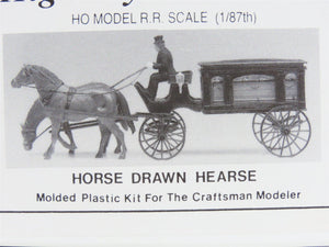 HO Scale Jordan Highway Miniatures Kit #106 Horse Drawn Hearse