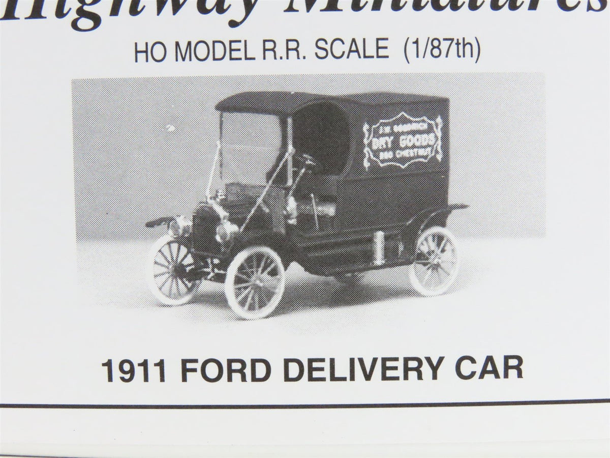 HO Scale Jordan Highway Miniatures Kit #360-207 1911 Ford Delivery Car