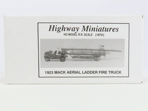 HO Jordan Highway Miniatures Kit #360-220 1923 Mack Aerial Ladder Fire Truck