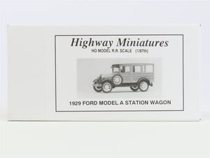 HO Jordan Highway Miniatures Kit #360-217 1929 Ford Station Wagon