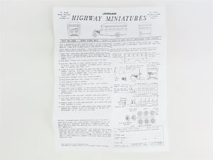 HO Jordan Highway Miniatures Kit #360-229 1934 Ford 21 Passenger School Bus