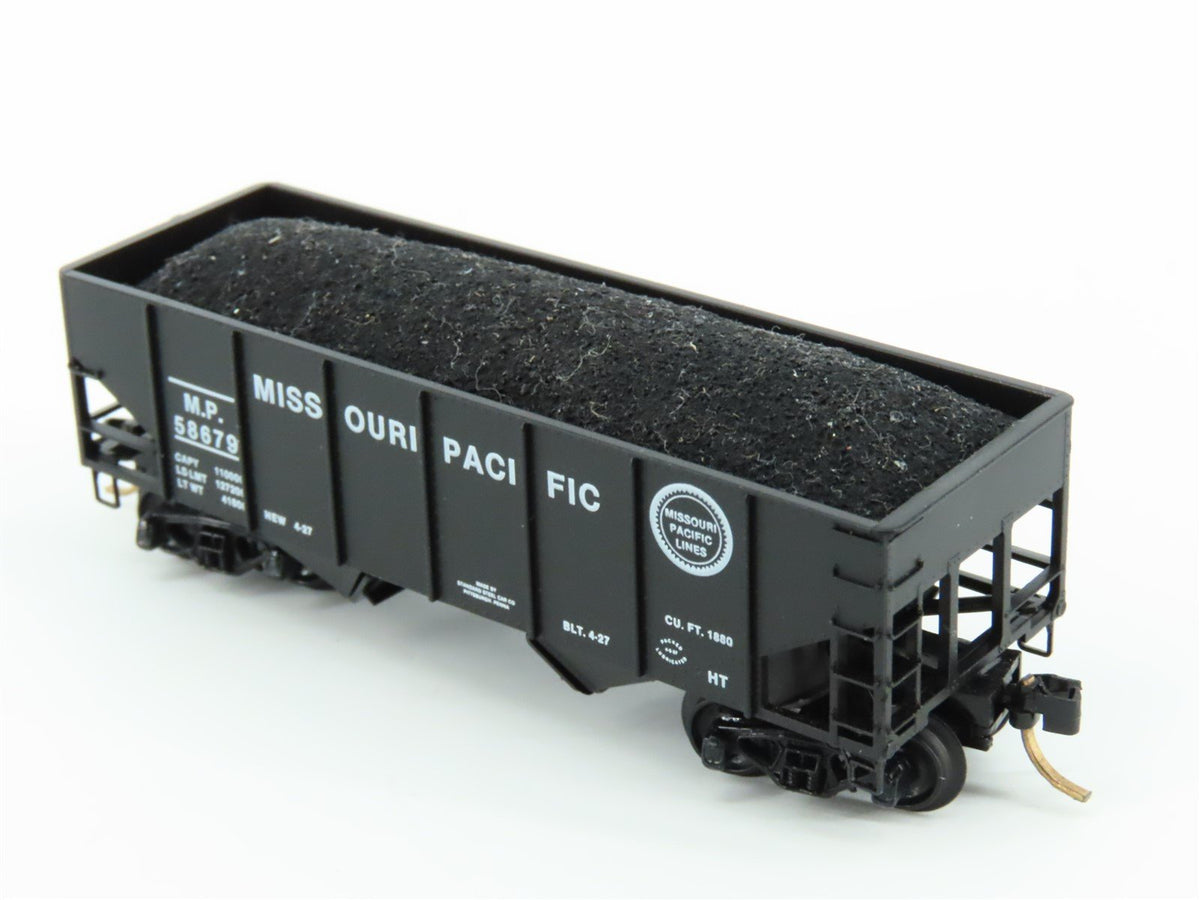 N Scale Kadee Micro-Trains MTL 56140 MP Missouri Pacific 2-Bay Hopper #58679