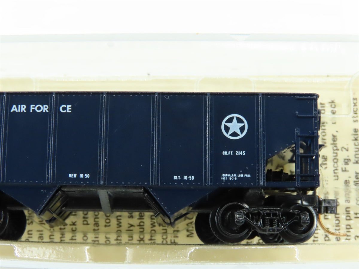 N Scale Kadee Micro-Trains MTL 56120 DAFX Air Force 2-Bay Open Hopper #55123