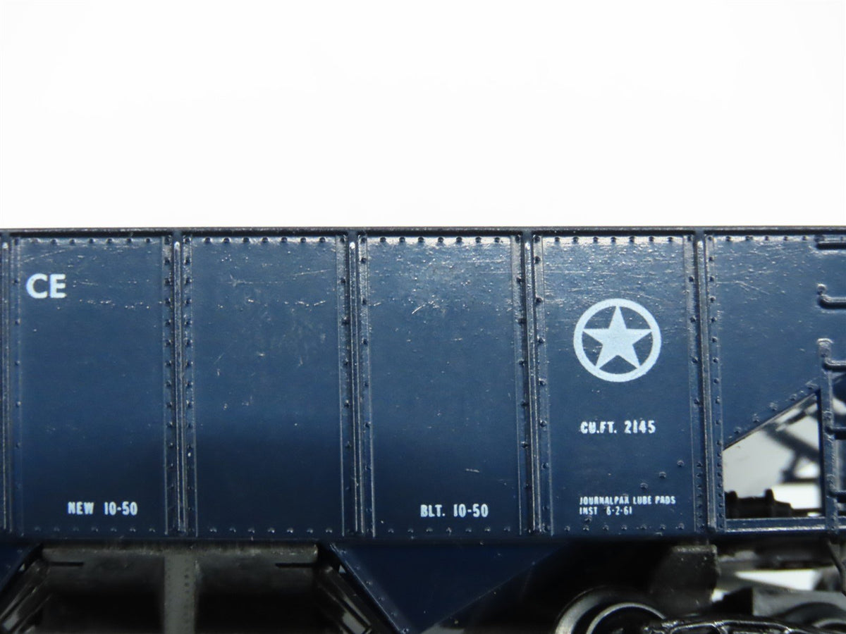 N Scale Kadee Micro-Trains MTL 56120 DAFX Air Force 2-Bay Open Hopper #55123