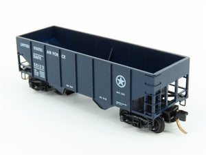 N Scale Kadee Micro-Trains MTL 56120 DAFX Air Force 2-Bay Open Hopper #55123