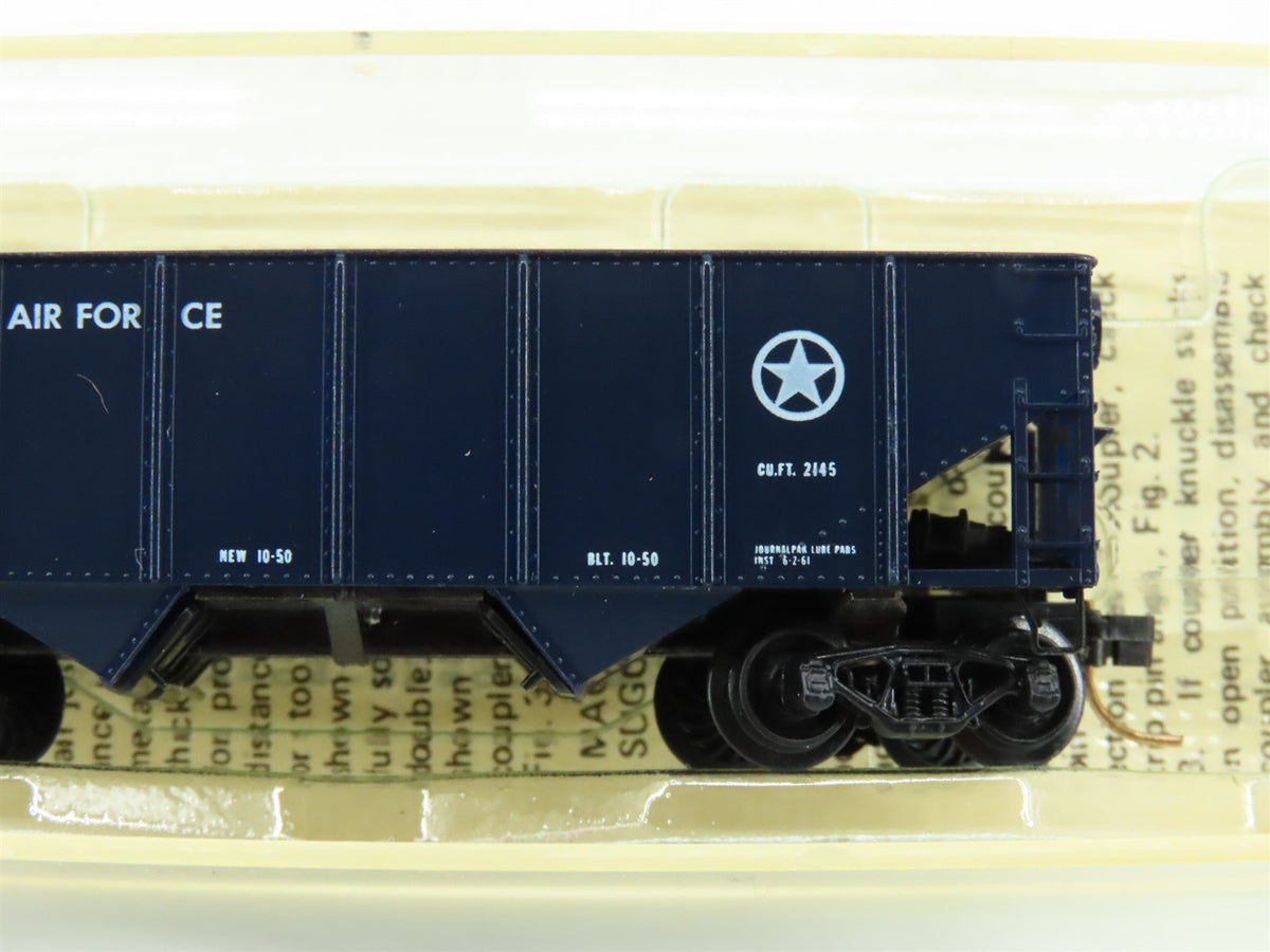 N Scale Kadee Micro-Trains MTL 56120 DAFX Air Force 2-Bay Open Hopper #55132