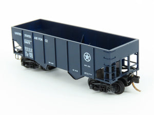 N Scale Kadee Micro-Trains MTL 56120 DAFX Air Force 2-Bay Open Hopper #55132