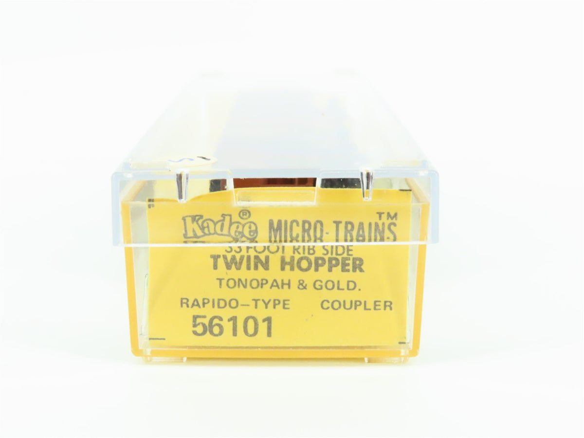 N Scale Kadee Micro-Trains MTL 56101 Tonopah &amp; Goldfield 2-Bay Open Hopper #325