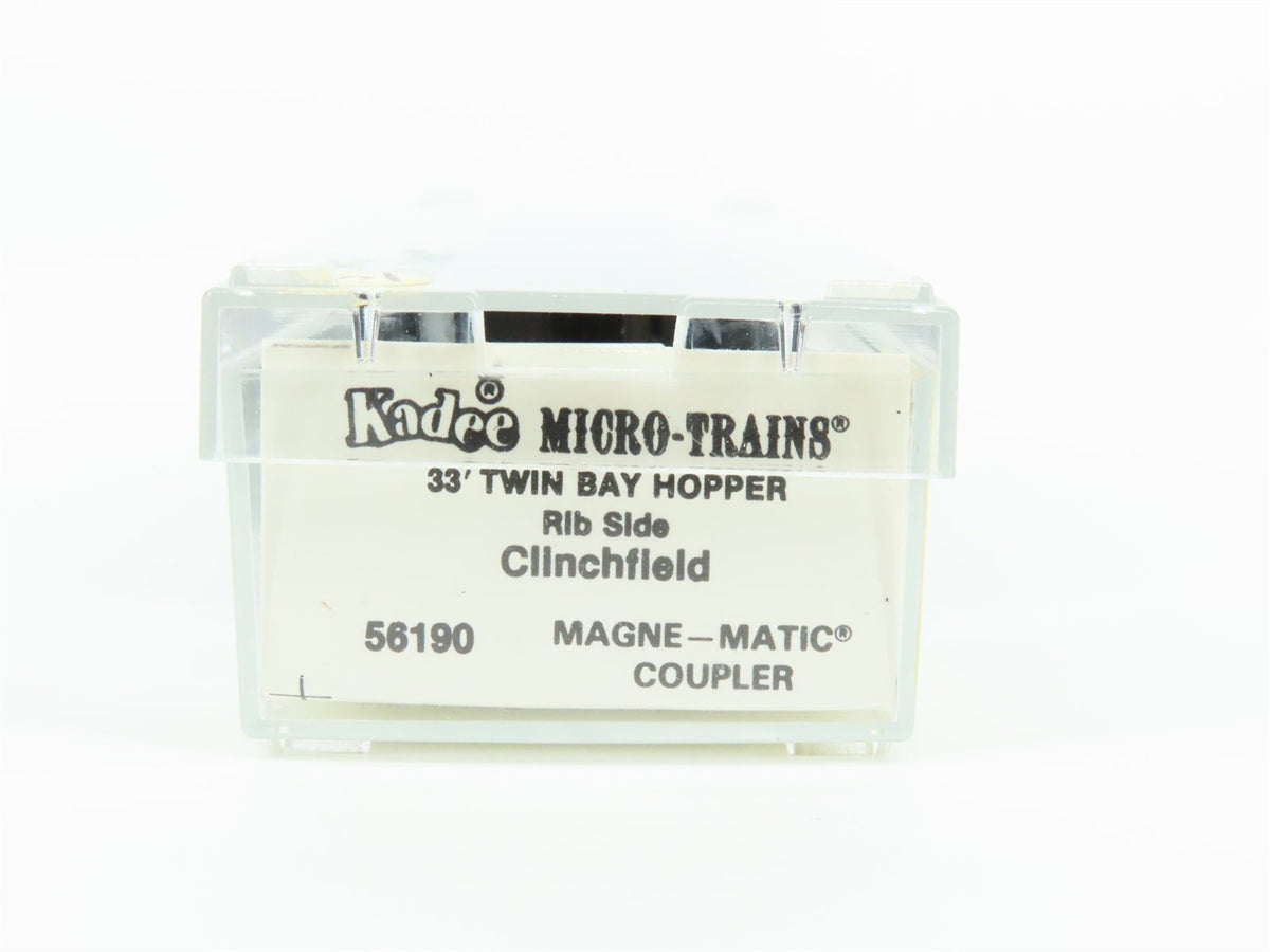 N Scale Kadee Micro-Trains MTL 56190 CC&amp;O Clinchfield 2-Bay Open Hopper #45469