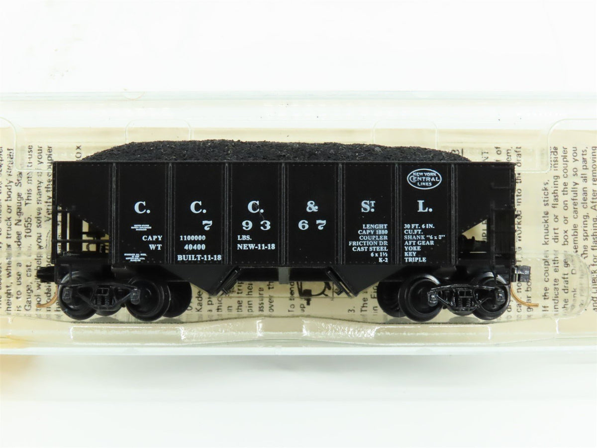 N Kadee Micro-Trains MTL 56160 CC&amp;STL NYC New York Central 2-Bay Hopper #79367