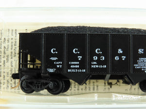 N Kadee Micro-Trains MTL 56160 CC&STL NYC New York Central 2-Bay Hopper #79367