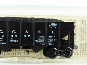 N Kadee Micro-Trains MTL 56160 CC&STL NYC New York Central 2-Bay Hopper #79367