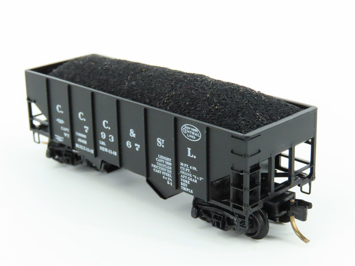 N Kadee Micro-Trains MTL 56160 CC&amp;STL NYC New York Central 2-Bay Hopper #79367