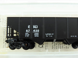 N Scale Kadee Micro-Trains MTL 56230 CNJ Jersey Central 2-Bay Hopper #67450