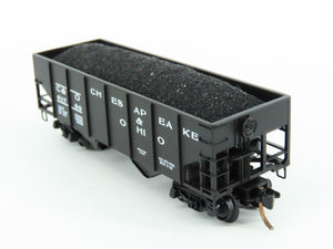 N Scale Kadee Micro-Trains MTL 56220 C&O Chesapeake & Ohio 2-Bay Hopper #61780