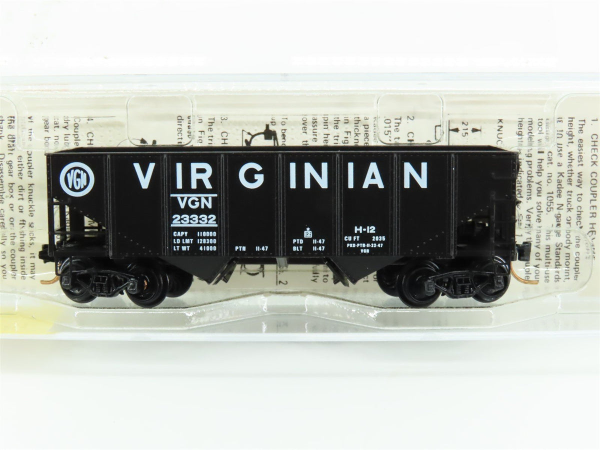 N Scale Kadee Micro-Trains MTL 56200 VGN Virginian 2-Bay Open Hopper #23332