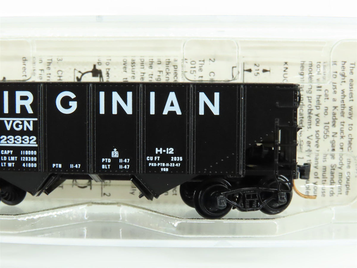 N Scale Kadee Micro-Trains MTL 56200 VGN Virginian 2-Bay Open Hopper #23332